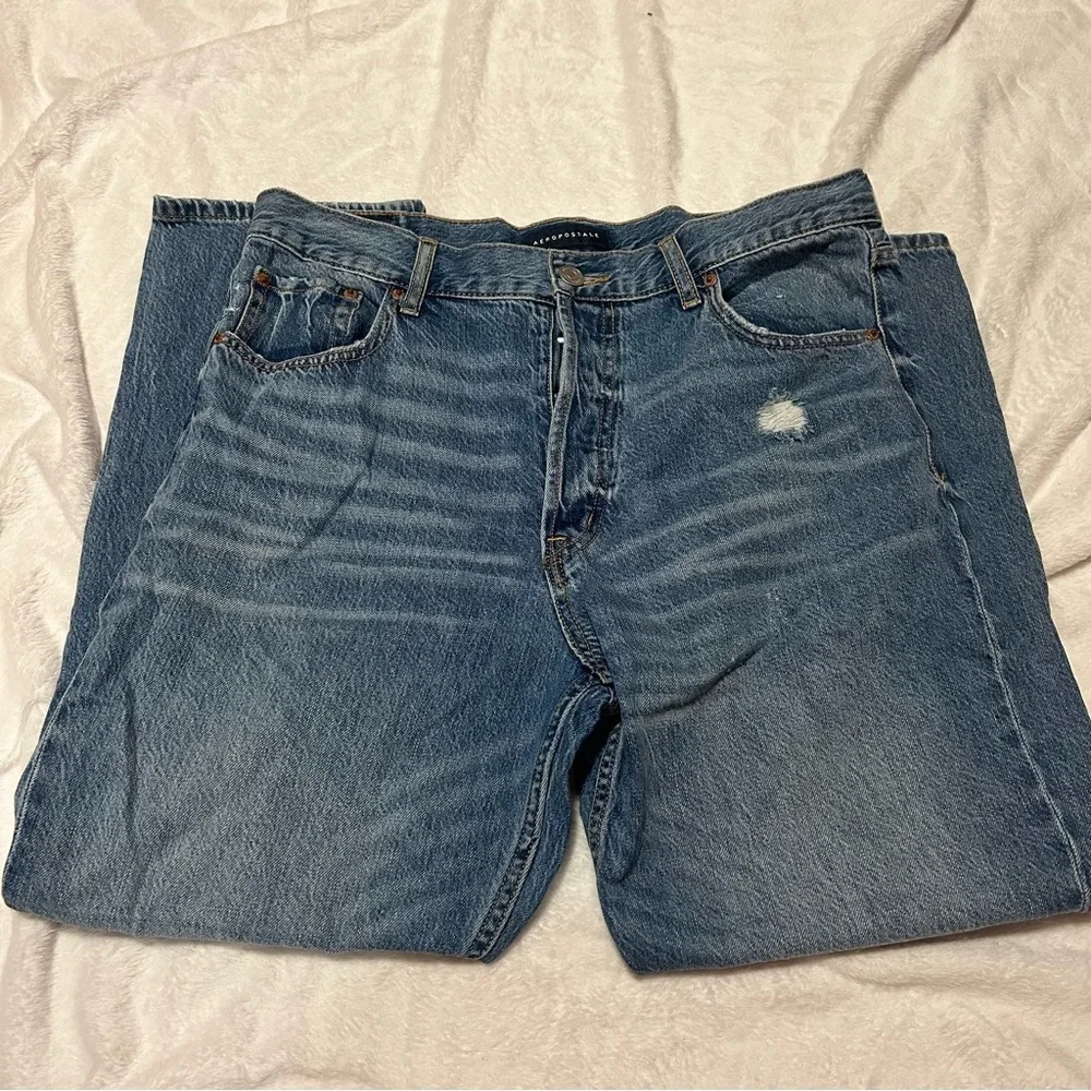 Aeropostale 90s Super High-Rise Straight Jeans Size 14